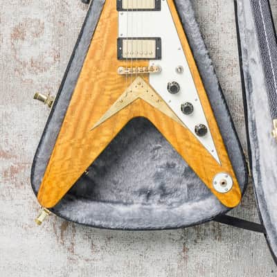 Echopark Flamed Korina Flying V Albert 58 Custom image 2