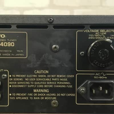 ONKYO T-4090 Rare Vintage MINT Stereo Tuner Warranty Tested FM/AM image 16