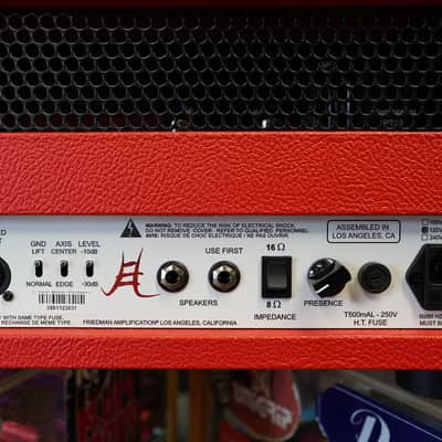 Friedman Signature Jake E Lee JEL-20 - Red Tolex 20-Watt Tube Head image 11