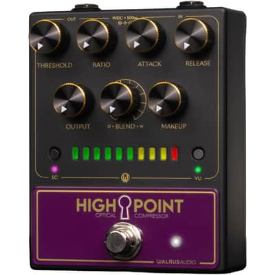 Walrus Audio Highpoint Optical Compressor Pedal - Black image 3