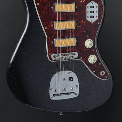 Fender Limited Edition Gold Foil Jazzmaster - Black Sparkle image 3