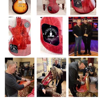 Fundraiser for Veterans!  LAINEY WILSON, JELLY ROLL, CRAIG MORGAN Signed Gibson Custom Shop Murphy Lab 1959 Les Paul Standard (R9) Ultra Light Aged image 22