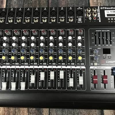 Used GTD Audio MB-9600 Professional 10 Channel Powered Mixer Amplifier image 1
