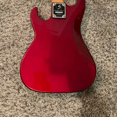 Samick Corsair MCR-1 Mini Bass Guitar - Red image 5