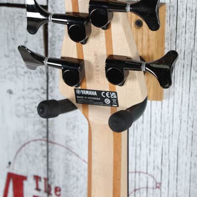 Yamaha TRBX304 4 String Electric Bass Guitar Active Electronics Black Finish image 12