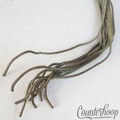 Leedy 13"11-Strands Snare Drum Coiled Silk Wound Wires Coils Vintage10s Marching image 3