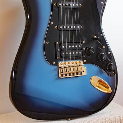 Used Yamaha ST535RX 80s MIJ Strat HSS Blueburst image 1