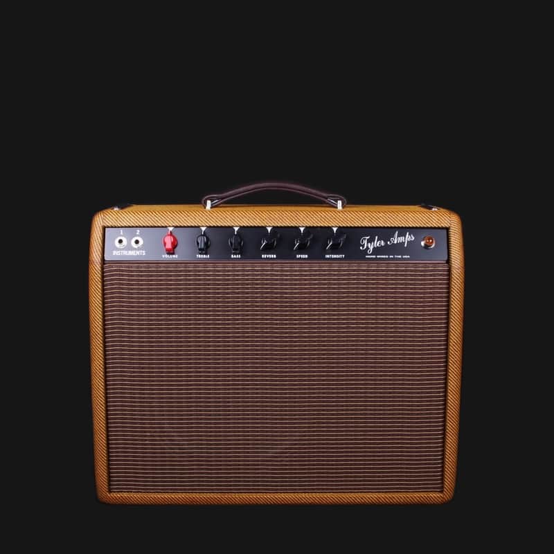 2-3 Week Delivery Time-Tyler Amp Works JT-22-Blackface Princeton Design-Tube Tremolo-Spring Reverb with Fat Switch and Mid EQ 50 Watt Speaker image 1