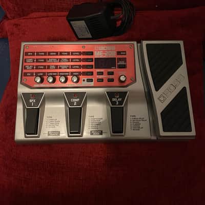 Boss ME-20B Bass Multi-Effect Unit 2007 - 2017 - Silver / Red image 1