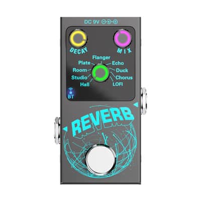 JAMJUM 9-Mode Digital Reverb Effect Pedal True Bypass, price include the import duty for US buyer image 1