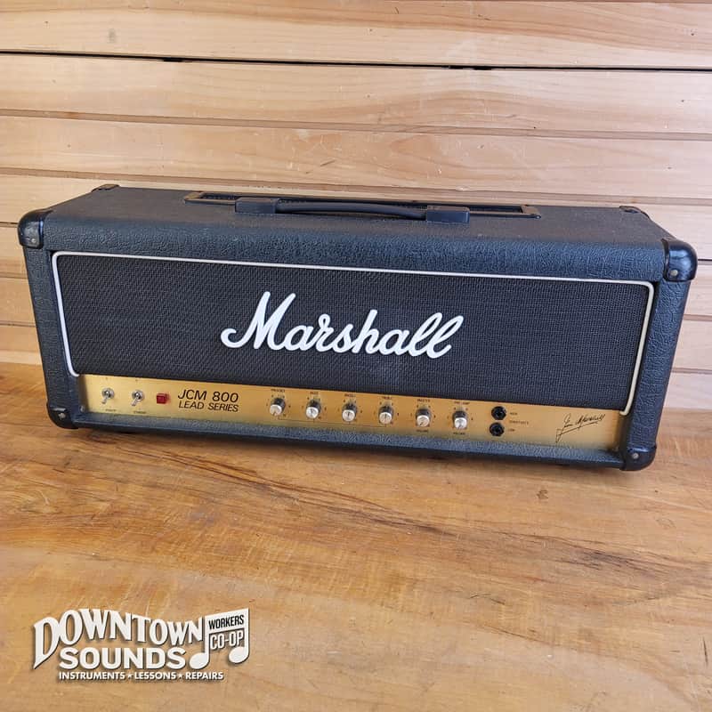 1980s Marshall Lead Series Model 2203 JCM800 100w Master Volume Head image 1