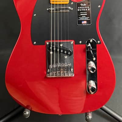 Fender American Ultra II Telecaster Electric Guitar Sinister Red w/ OHSC image 1