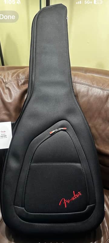 Fender FE1225 Electric Guitar Gig Bag 2010s - Black image 1