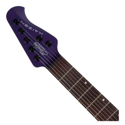Sterling by Music Man Kaizen 7 7-String Electric Guitar - Firemist Purple Satin image 4