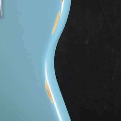 Fender JMJ Road Worn Mustang Bass Faded Daphne Blue Rosewood Fingerboard image 11