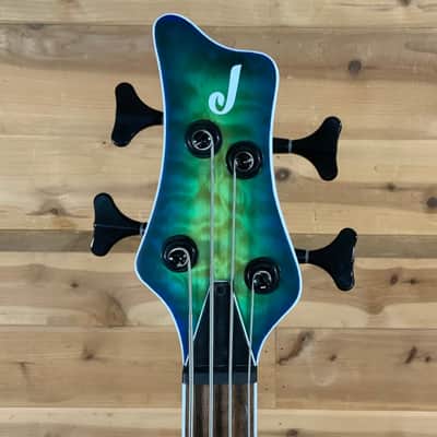 Jackson X Series Spectra SBXQ IV Electric Bass Floor Model - Amber Blue Burst Bild 3