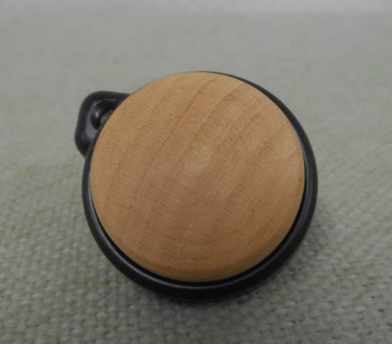 Tama CB90WH Iron Cobra Wood Bass Drum Beater Head 2010s - Black image 1