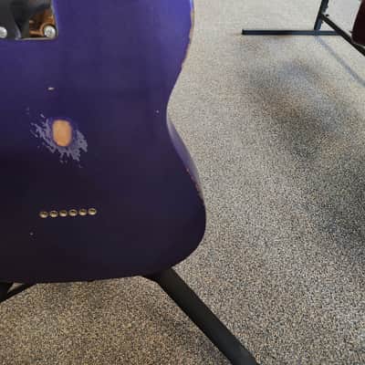 Used 2018 Fender Limited Edition Road Worn '50s Telecaster - Purple Metallic with Fender Deluxe Padded Gigbag image 15