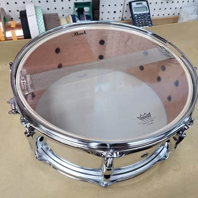 Pearl EXX1455S/C49 Export EXX 14x5.5" Snare Drum 2013 - 2020 - Mirror Chrome image 6