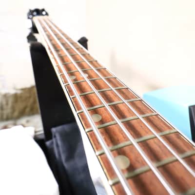 Univox Model 1920 Lectra Short-Scale Bass w/ case 1968 - Sunburst Violin Bass image 18