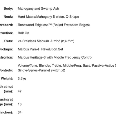 Sire Marcus Miller M6-5  - Black Swirl image 18