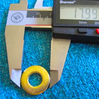 LP LP596B Gold Bongo Conga Tuning Lug Washers - Vintage NOS image 3