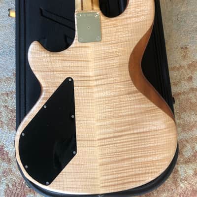 Wal MK2 2012 Flame Maple 4 string bass guitar image 4