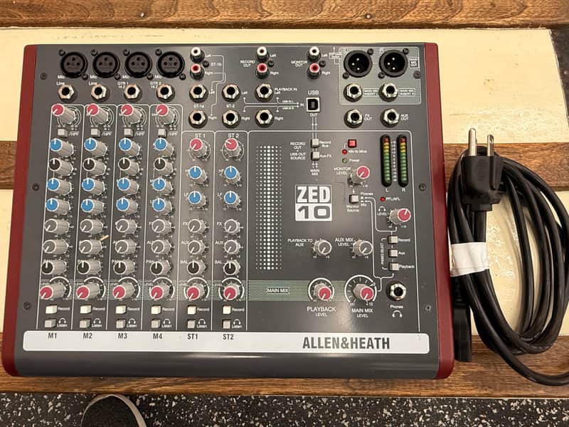 Allen & Heath ZED-10FX 10-Channel Mixer with Effects