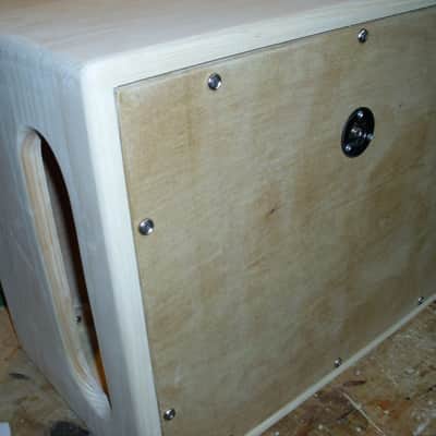 TRM 3D112U 3 Dim. side vented pine 112 unfinished guitar cabinet DIY. image 3