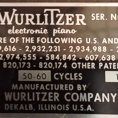 Rare Great Condition 1975' Wurlitzer 207VA image 14