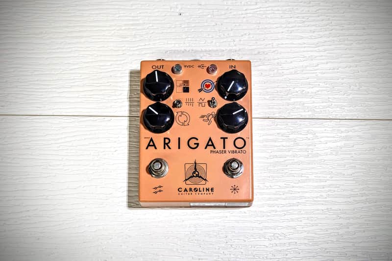 Caroline Guitar Company Arigato Phaser / Vibrato - Peach image 1