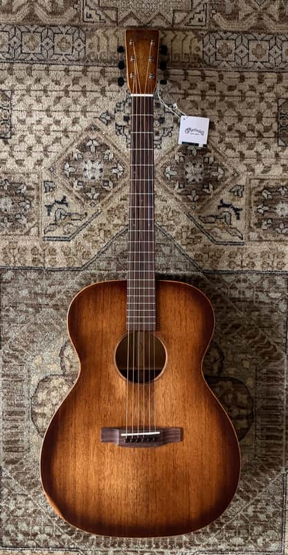 Martin 000-15M StreetMaster Mahogany Burst Acoustic Guitar w/Bag & Free Pro Setup image 1