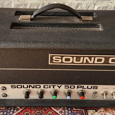 VINTAGE! Sound City (Dallas Arbiter) 50 Plus L50 Mk4 1970 England image 12
