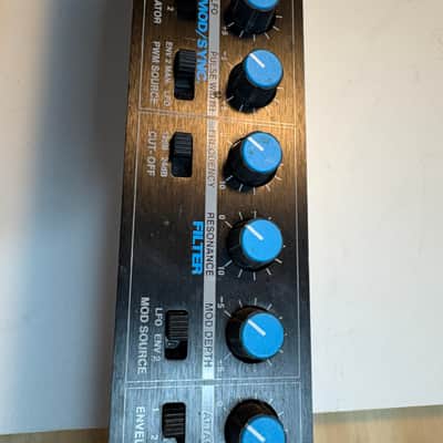 Novation Bass Station Rack Monophonic Synthesizer 1994 - Black Analog Synth MIDI CV Converter image 6