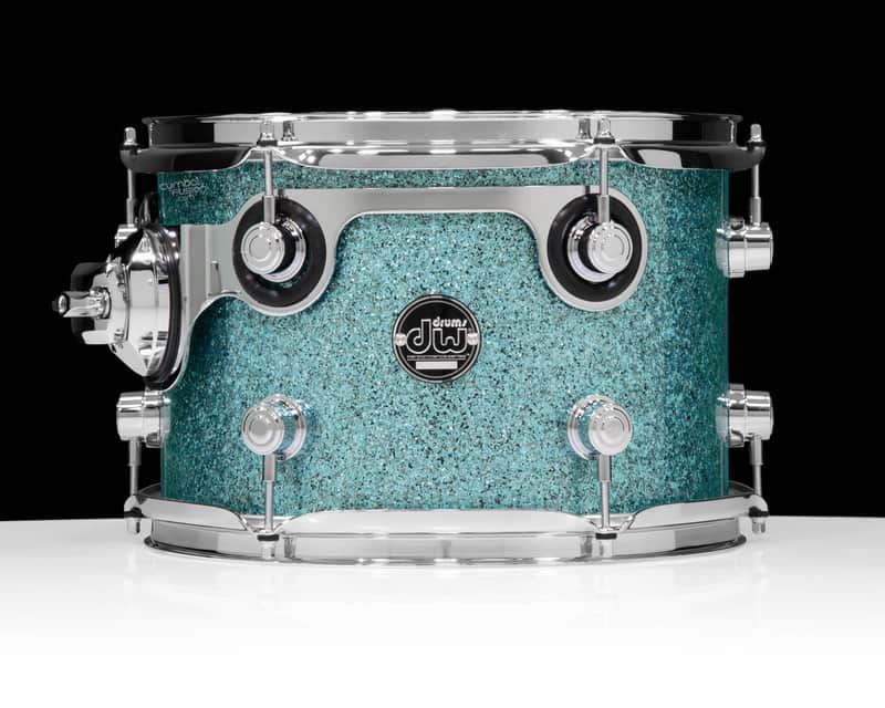 DW Performance Series 8x12 Tom - Aqua Glass image 1