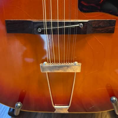 RARE 1961 Gibson B-45-12 Cherry Sunburst 12-String W/Original Hard Case plus Accesories image 17