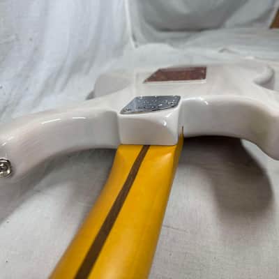 Fender USA Parts Stratocaster Guitar - Deep C shape American Professional II neck on American Professional Thinline Body - White Blonde / Fender neck image 20