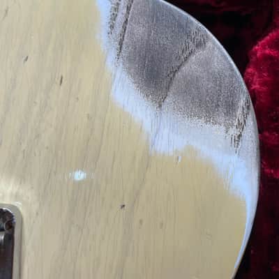 Fender télécaster 2021 - Fender MBD Limited 1952 Telecaster Humbucker Heavy Relic Nocaster Blonde image 4