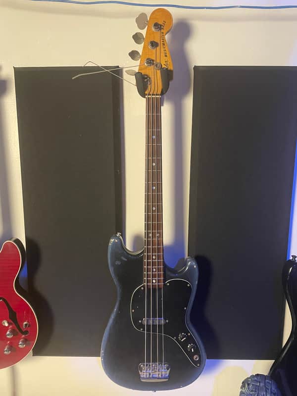 Fender Musicmaster Bass 1977-81 Daphne Blue image 1