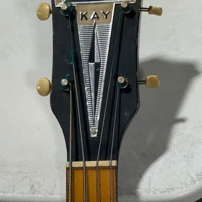 Kay Value Leader Bass 1960 - so cheap & cool she plays great too ! image 5