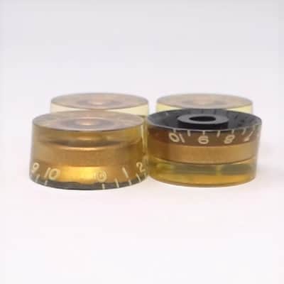 True Custom Shop® Gold Relic Embossed Speed Knob Set for Gibson USA Les Paul and SG image 3