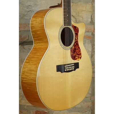GUILD F-2512CE Cutaway Deluxe Maple 12 String NAT Natural Blonde - Jumbo 12 Corde Elettricficata Fishman - Westerly Archback Co image 2