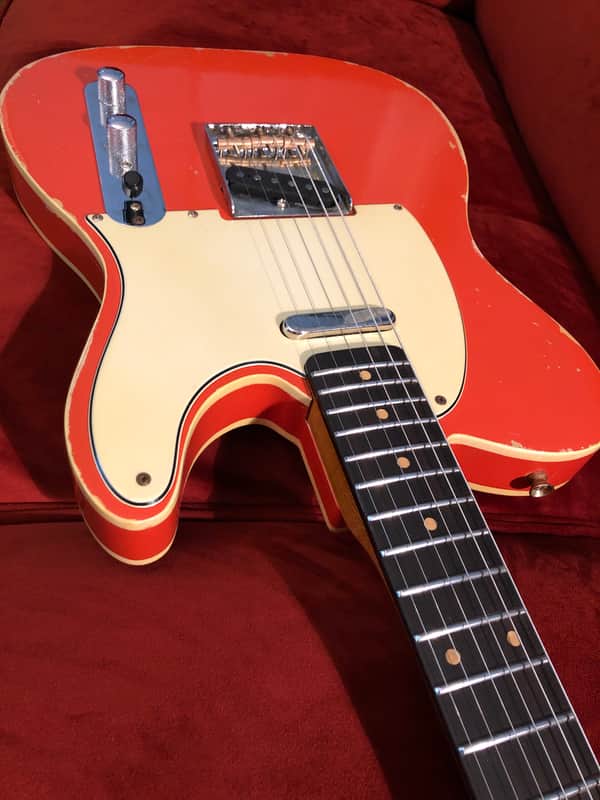 Freakaster Telecaster Custom 2023 First Red Nitro Relic | Reverb