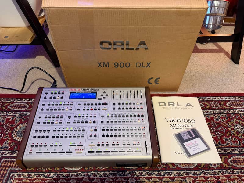 Orla XM900 DLX Orchestra Module - In Box - With Owners Manual & Master Start Disk - New Battery - Shipping Worldwide image 1