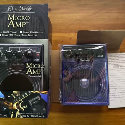 Dean Markley GT1000T (Clear) Micro Amp 2010's - Clear, free guitar tuner with purchase image 4