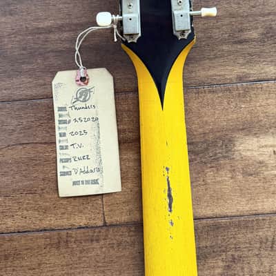 Rock N Roll Relics Thunders Electric Guitar Aged TV Yellow 252020 image 12