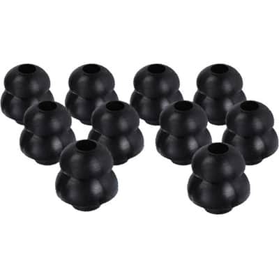 Hear Technologies Small Silicone EarFills for Future Sonics Spectrum Series G10, Black, 3 Pairs image 2