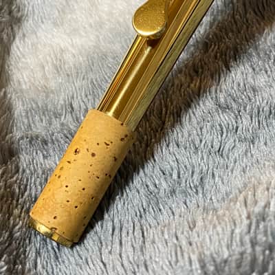 Yamaha YAS-62 replacement neck - retro design, gold lacquered image 4