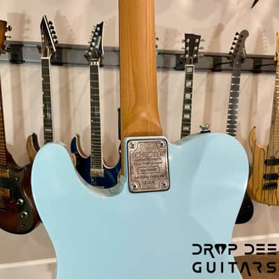 Schecter Custom Shop PT Wembley Studio Electric Guitar w/ Case-Sonic Blue Aged Nitro image 13