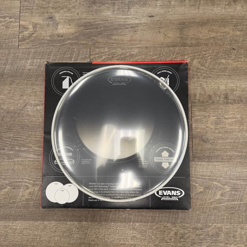 NOS Evans 13" Marching Tenor System Blue Drumhead TT13SB1 image 1